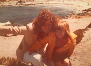 Becky and her mom in 1979